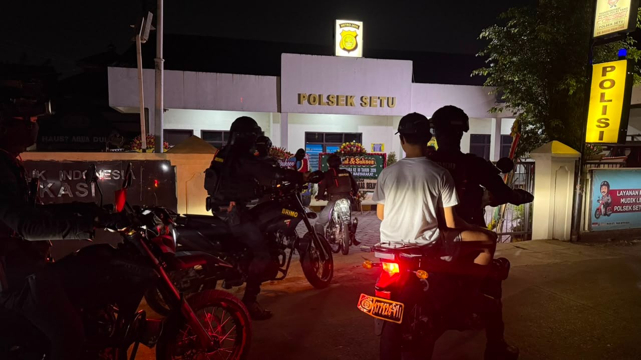 Brimob Polda Metro Jaya Gagalkan Balap Liar, Dua Remaja Diamankan di Bekasi