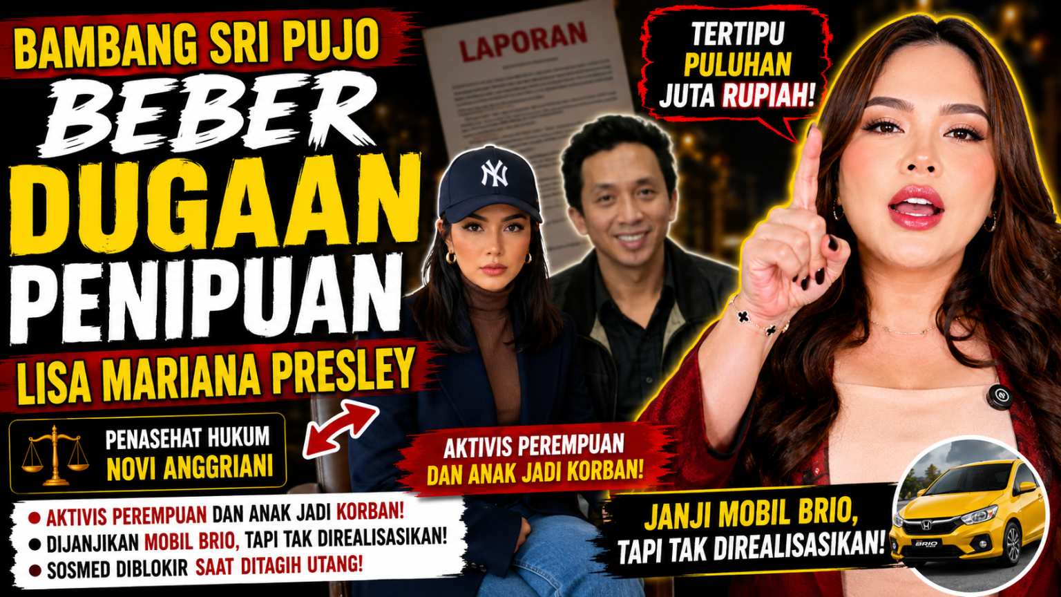 Janji Ganti dengan Mobil Tak Terwujud, Lisa Mariana Diklaim Berutang Puluhan Juta